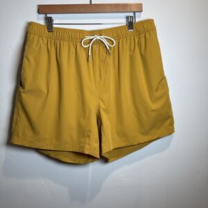 Wowie Nomad 3.0 Hybrid Shorts Yellow Gold Southwest Aztec Men's Size X-Large